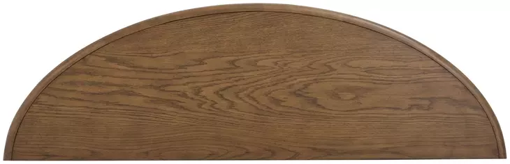 Tanner Tawny Brown Demilune Sofa Table