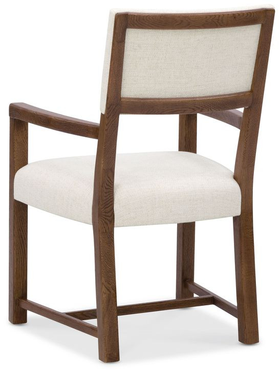 Harbor Drift White Upholstered Arm Chair