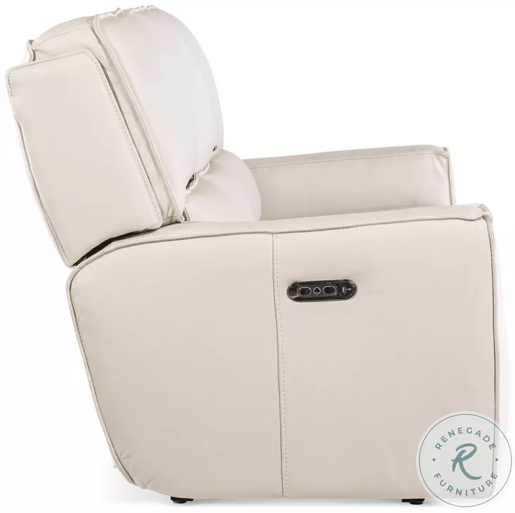 Miles Gray Leather Zero Gravity Power Reclining Sofa With Power Headrest