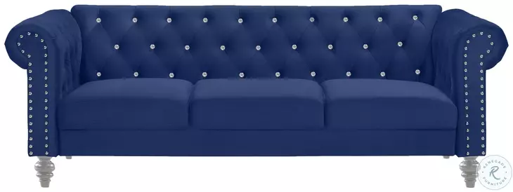 Emma Royal Blue Sofa