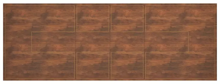 Boulevard Auburn 82" Rectangular Dining Table