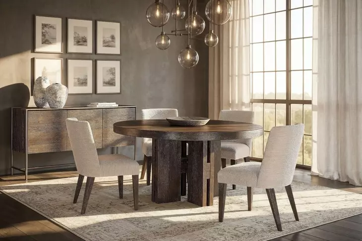 Outline Cream Performance Fabric Side Chair