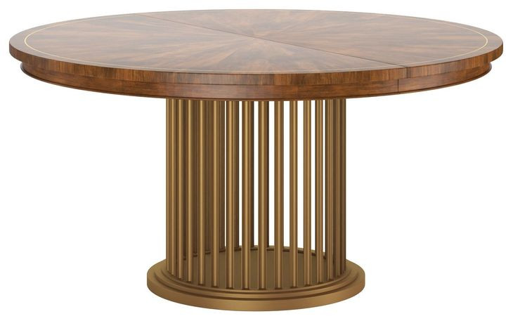 Boulevard Brown Extendable Oval Dining Room Set