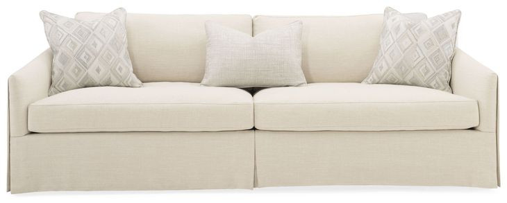 Casual Affair Beige Performance Fabric Loveseat