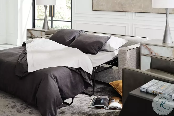 A Real Gem Brushed Nickel 34" Bedside Chest