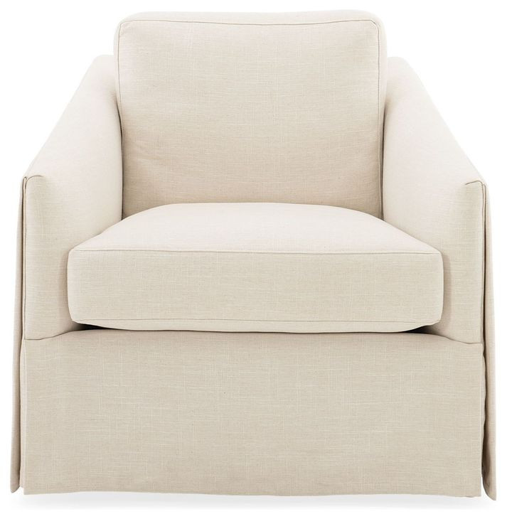 Casual Affair Beige Performance Fabric Accent Chair