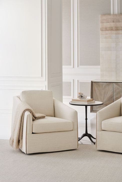 Casual Affair Beige Performance Fabric Accent Chair