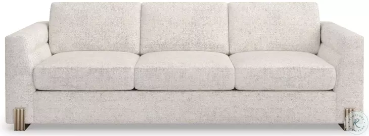 Counter Balance Caracole Upholstery Oatmeal Performance Fabric 98" Sofa