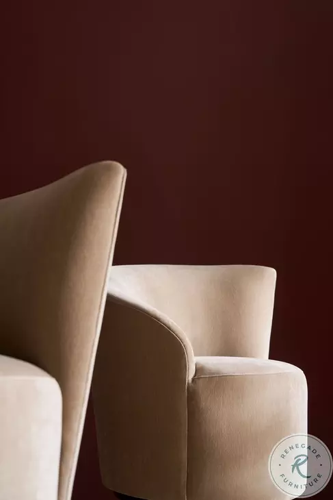 Quasi Ivory RAF Swivel Chair
