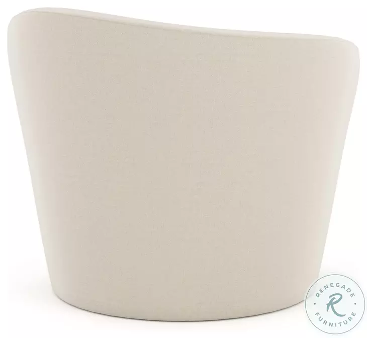 Quasi Ivory LAF Swivel Chair