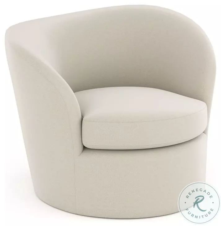 Quasi Ivory LAF Swivel Chair