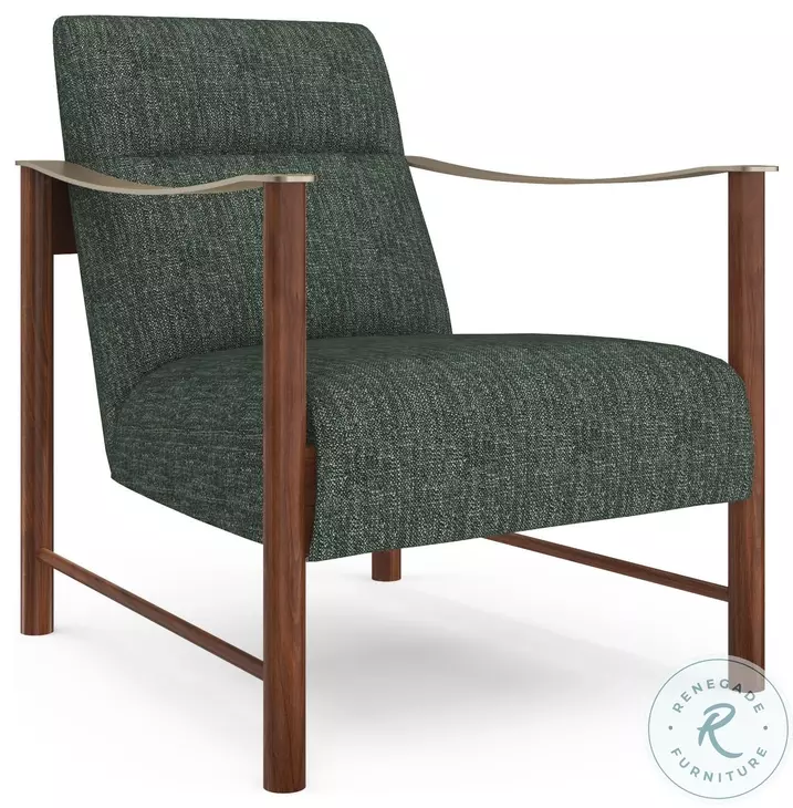 Slant Eucalyptus Accent Chair