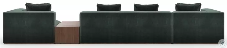 Bello Spruce Green 4 Piece Sectional