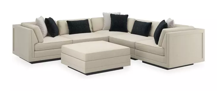 Fusion Beige Modular Sectional