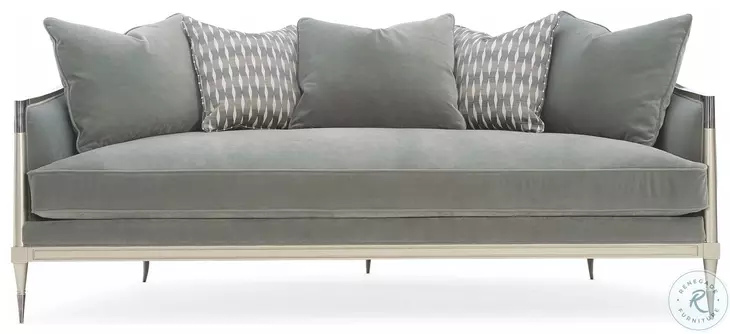 Splash Of Flash Gray 86" Sofa