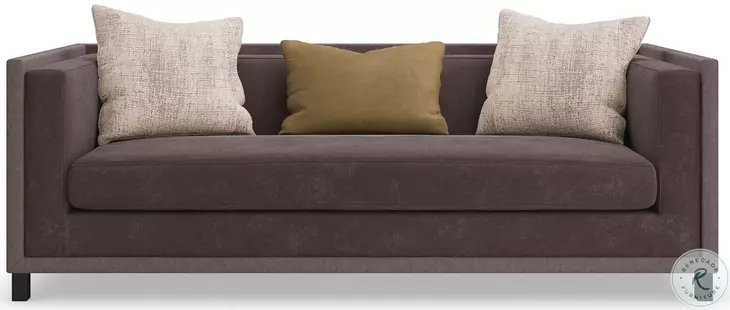 Tuxedo Brown 87" Sofa