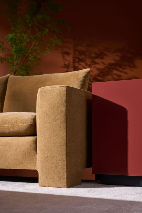 Devon Camel 98" Sofa