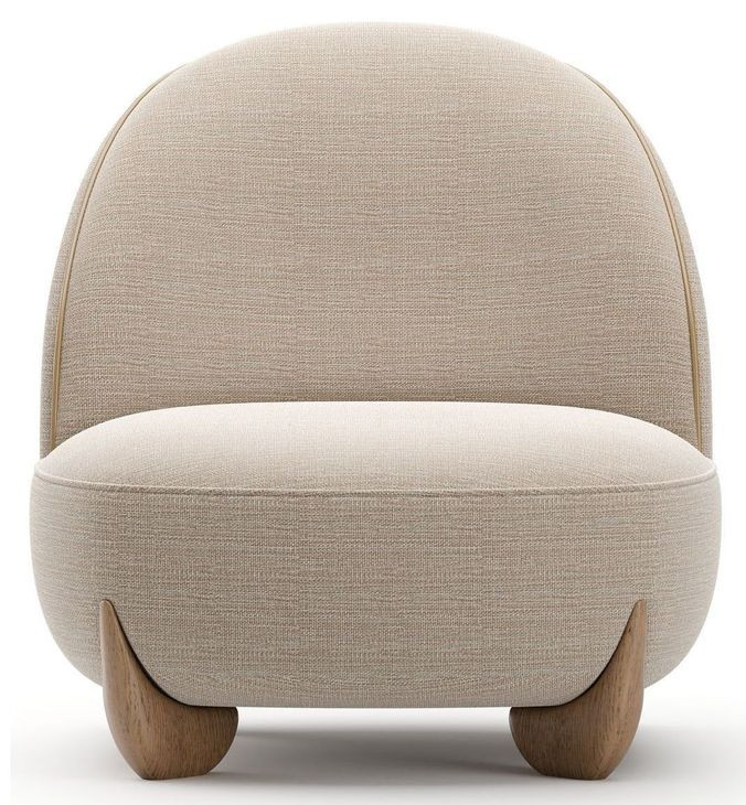 Seta Oatmeal Upholstered Accent Chair