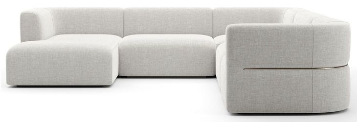 Rhythm Ivory 5 Piece Modular Sectional with LAF Chaise