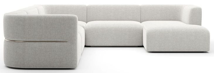 Rhythm Ivory 5 Piece Modular Sectional with RAF Chaise