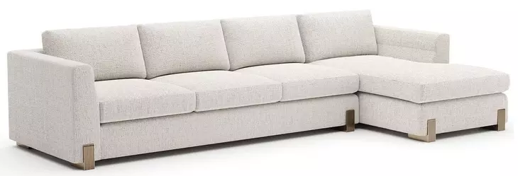 Counter Balance Birch 2 Piece Large Modular Sectional with RAF Chaise