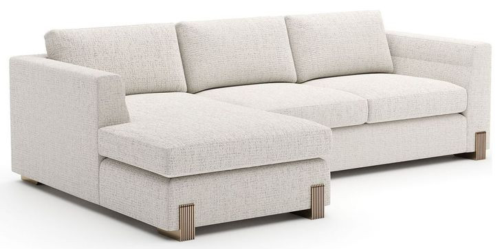 Counter Balance Birch 2 Piece Small Modular Sectional with LAF Chaise