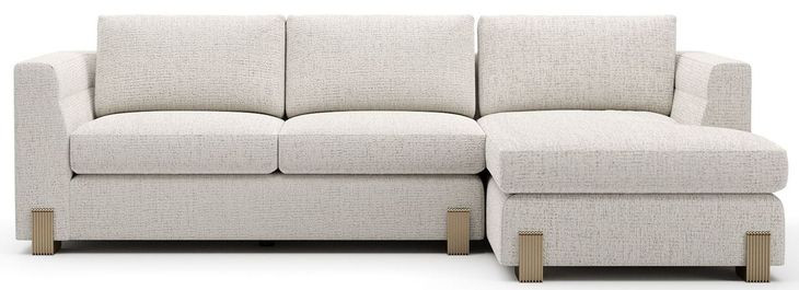 Counter Balance Birch 2 Piece Small Modular Sectional with RAF Chaise
