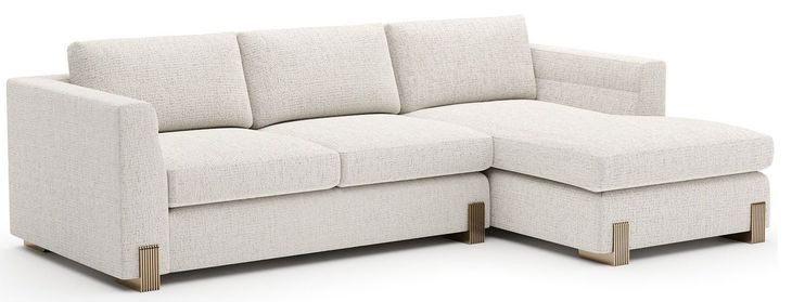 Counter Balance Birch 2 Piece Small Modular Sectional with RAF Chaise