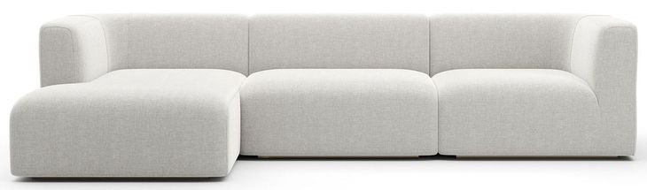 Rhythm Ivory 3 Piece Modular Sectional with LAF Chaise
