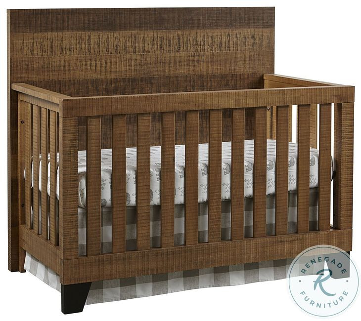 Urban Rustic Brushed Wheat Convertible Standard Crib