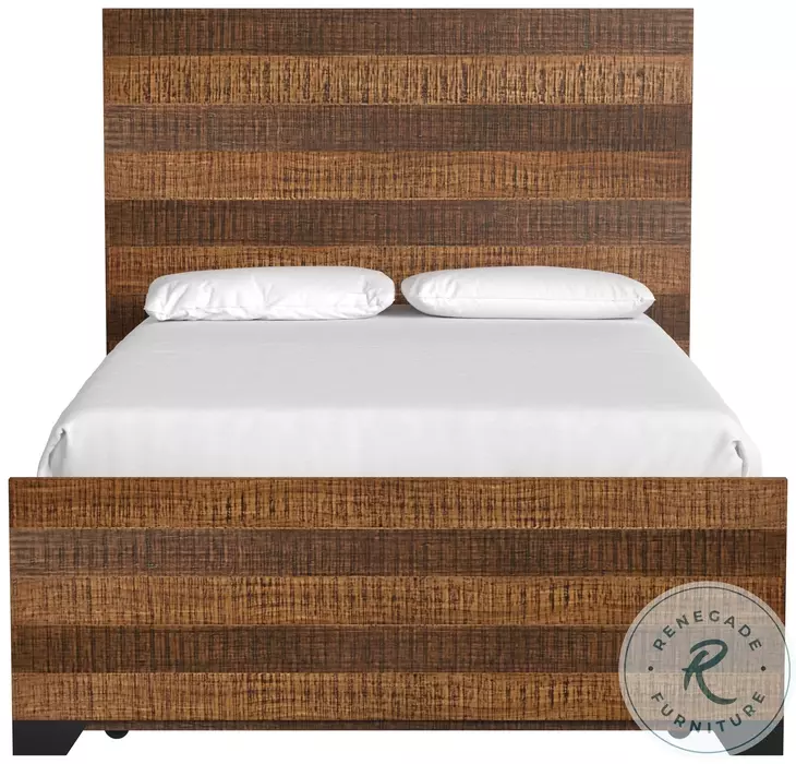 Urban Rustic Brushed Wheat Full Bed with Storage