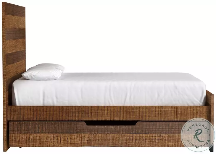 Urban Rustic Brushed Wheat Full Bed with Storage