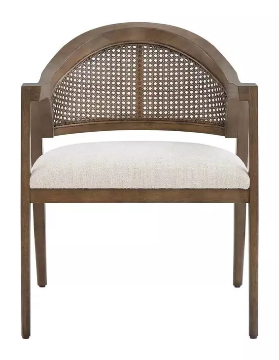 Accents White Upholstered Dexter Accent Chair
