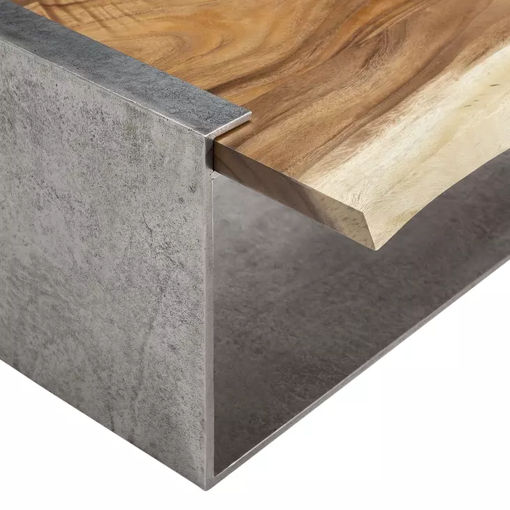 Arima Ferrum and Ligna Rectangular Cocktail Table