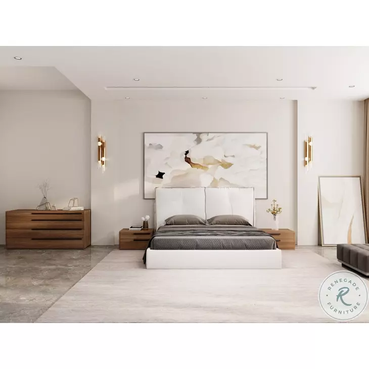 Carter Walnut 4 Drawer Dresser