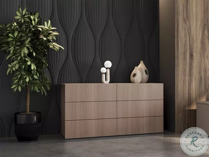 Ayla Brown Elm Dresser