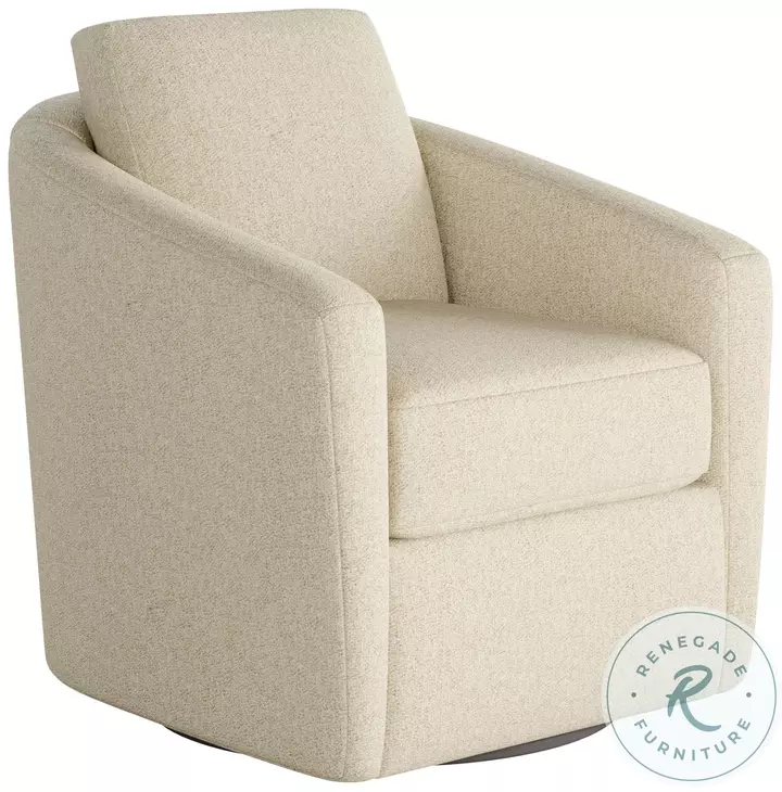 Daisey Journey Ivory Swivel Glider
