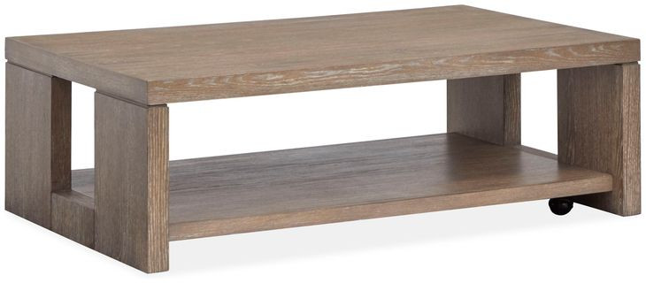 Everpine Spiced Brown Rectangular Cocktail Table