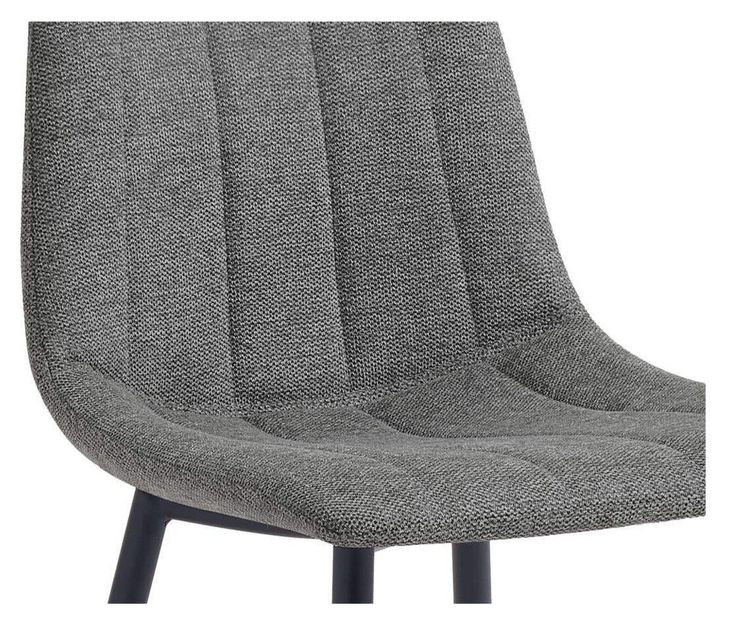 Alibi Dark Gray Performance Fabric Upholstered Counter Height Stool Set of 2