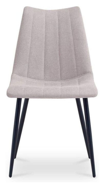 Alibi Beige Performance Fabric Upholstered Dining Chair Set of 2