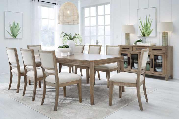 Breckenridge Medium Brown 96" Extendable Rectangular Dining Table