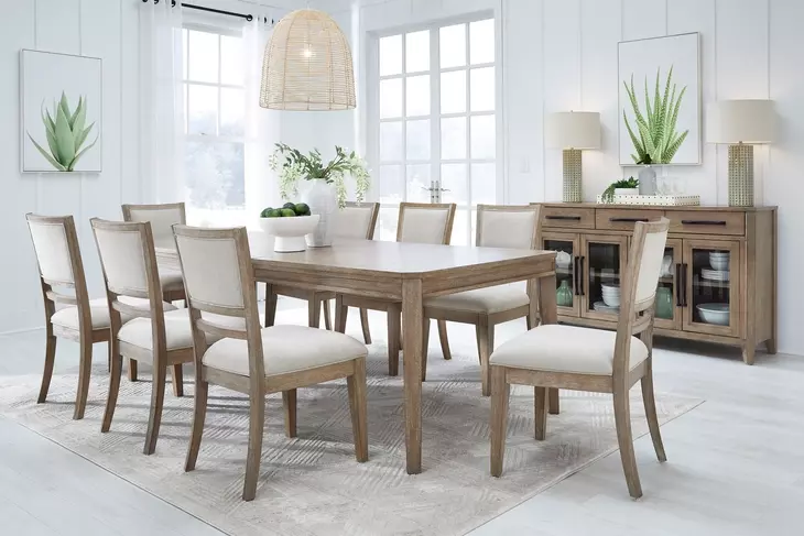 Breckenridge Medium Brown 96" Extendable Rectangular Dining Table