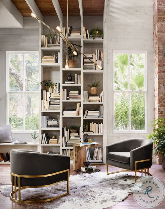 Hudson Gold Brush C Table