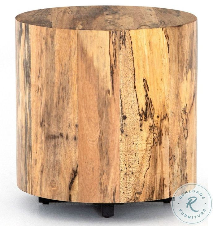 Hudson Spalted Primavera Round End Table