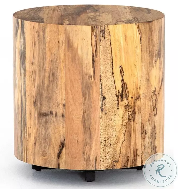 Hudson Spalted Primavera Round End Table