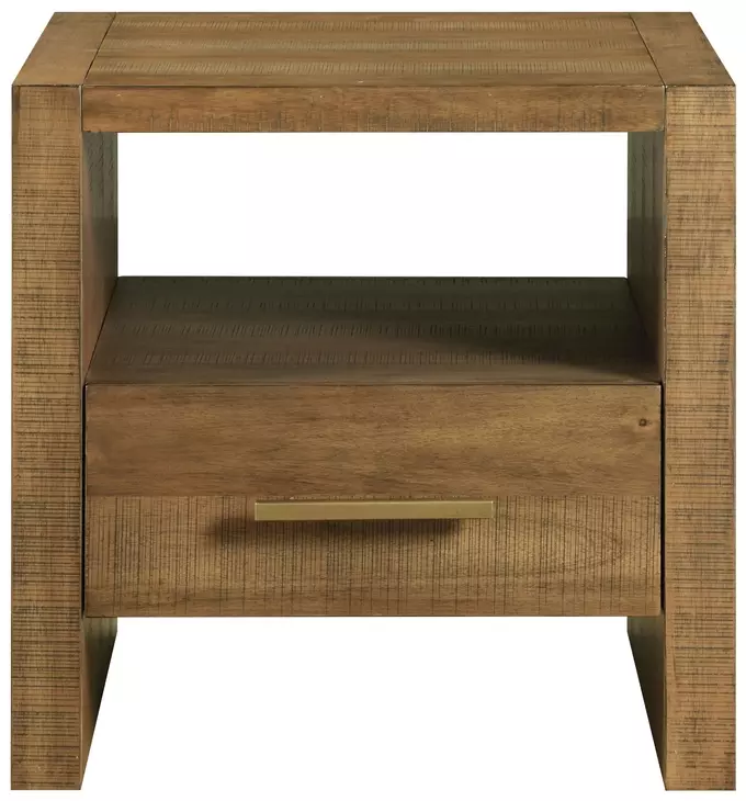 Garland Brown Square End Table