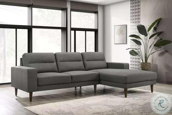 Vale Gray 3 Piece Sectional