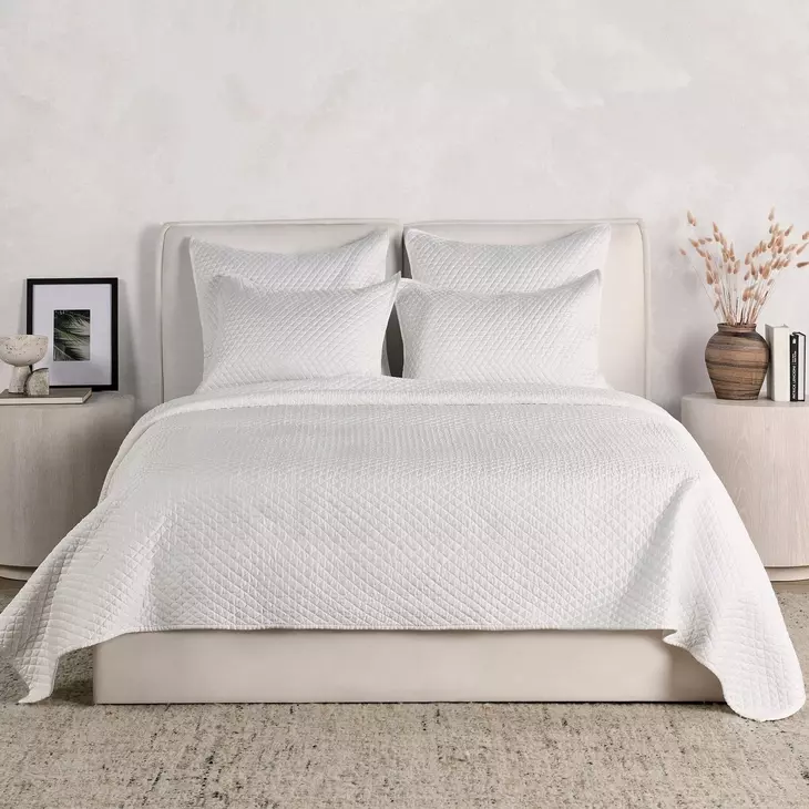 Diamond White Euro Sham