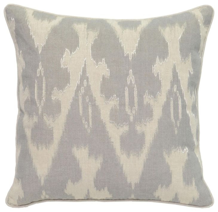Adore Fae Gray Square Accent Pillow