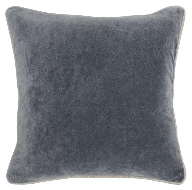 Heirloom Velvet Stone Gray 18 x 18" Accent Pillow Set of 2